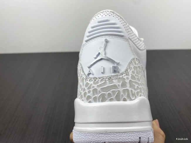 Air Retro 3 952 Jordan White' 'Triple GoodFit PS 429487- 0619